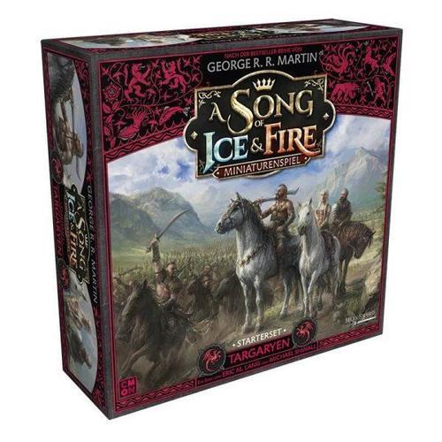 Asmodee A Song of Ice & Fire Kit de démarrage Targaryen Jeu de Base pour Tablette en Allemand