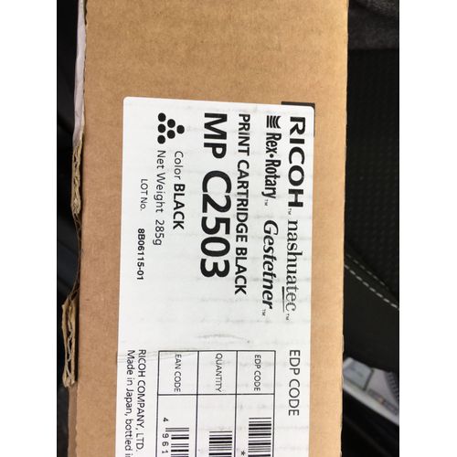 Ricoh - Noir - originale - cartouche de toner - pour Ricoh Aficio 2003, MP C2003SP, MP C2503SP