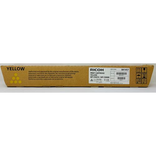 Ricoh MP C5501E - Jaune - originale - cartouche de toner - pour Ricoh Aficio MP C4501, Aficio MP C5501, Aficio MPc 5501AD