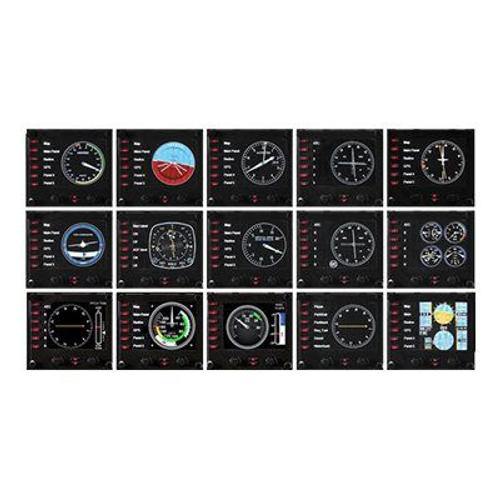 Saitek Pro Flight Instrument Panel - Panneau D'instruments De Simulateur De Vol - Filaire - Pour Pc