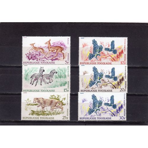 Timbres-Poste Du Togo (Animaux)