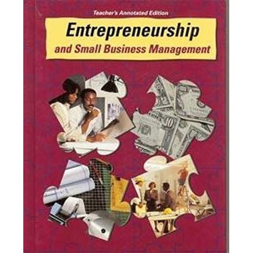 Entrepreneurship And Small Business Management