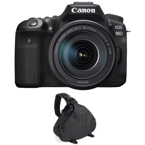 Canon EOS 90D + 18-135mm f/3.5-5.6 IS USM + Sac | Garantie 2 ans