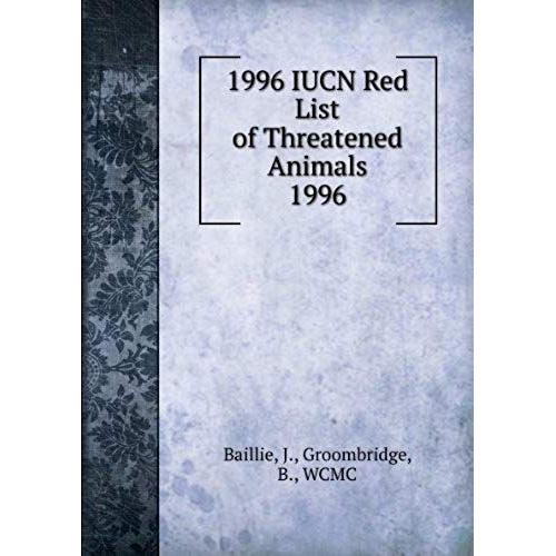 1996 Iucn Red List Of Threatened Animals (Iucn Conservation Library)