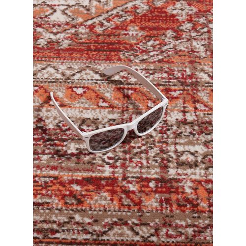 Tapis Oriental 80x150 Rectangle Orange Tissé Motif Ethnique Lyn1 Dazor
