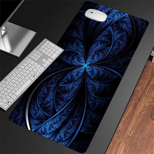 Tapis de Souris XXL Tapis de Souris Gamer Bleu Tapis de Souris Gaming 900x400x2mm Grand Tapis de Bureau sous Main avec Base en Caoutchouc antidérapante pour Gamer Personnel