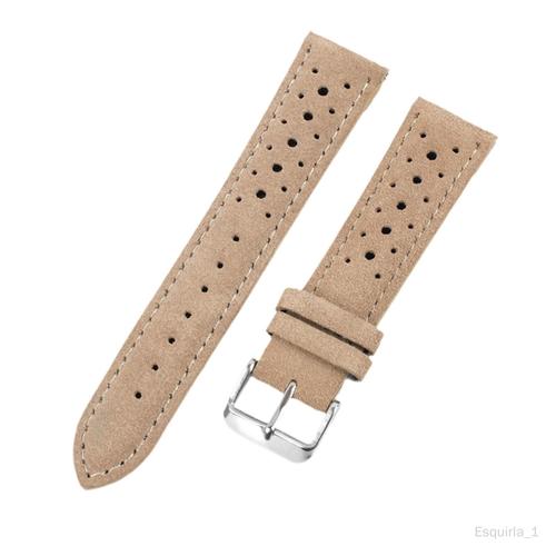 Bracelet De Montre En Cuir Classique Avec Boucle En Métal, Bracelet À Kaki 21mm