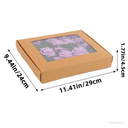 Boîte artificielles, cadeau de saint-valentin pour les membres de violet