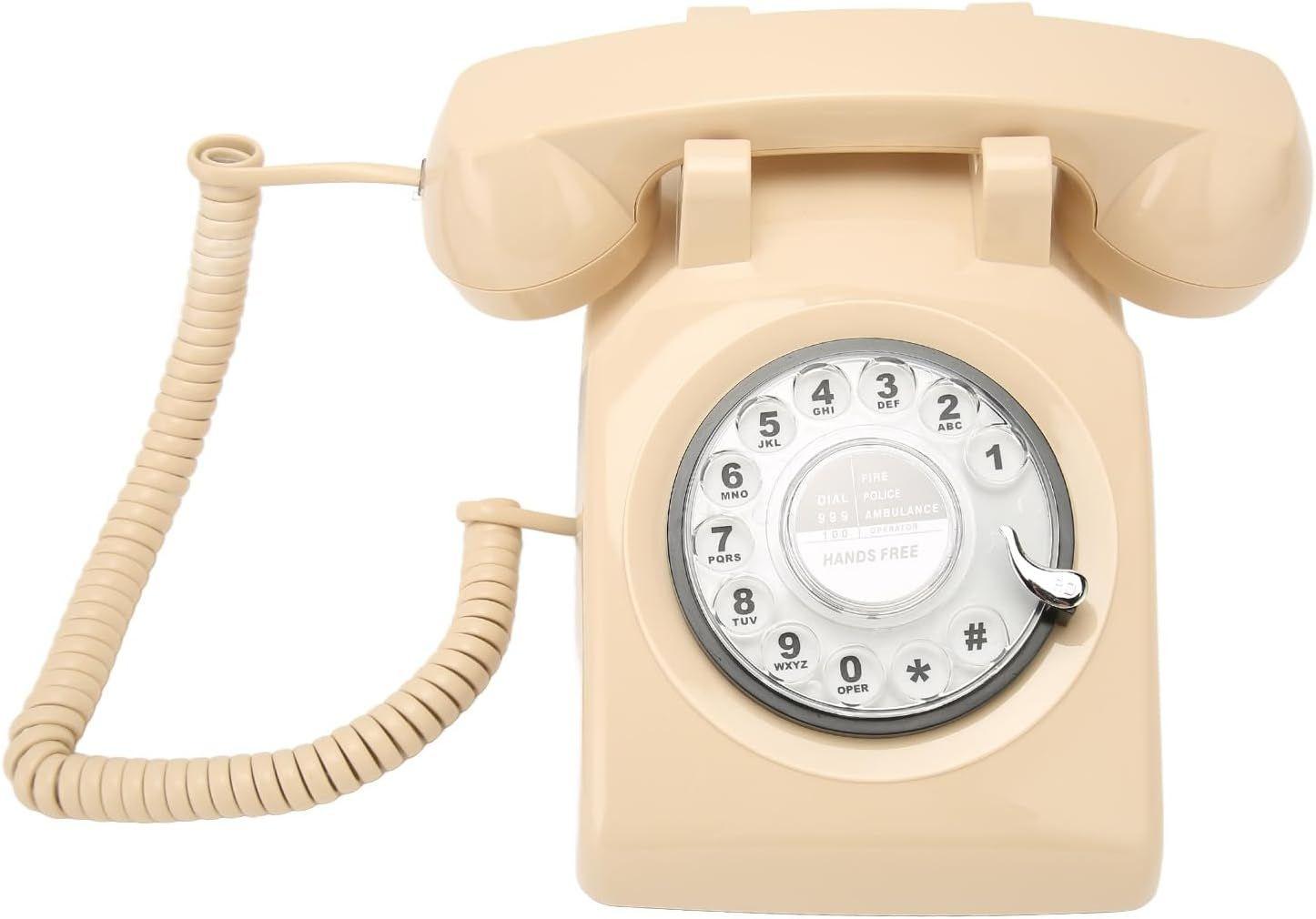 Tlphone Fixe Rtro, Tlphone Fixe Filaire Vintage des Ann...