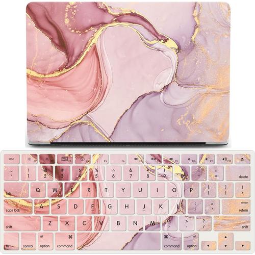 Colorful Marble Cas Pour Macbook Pro (16-Inch, 2019-2020, Models: A2141) Hard Shell Case Avec Film Protecteur De Clavier - D