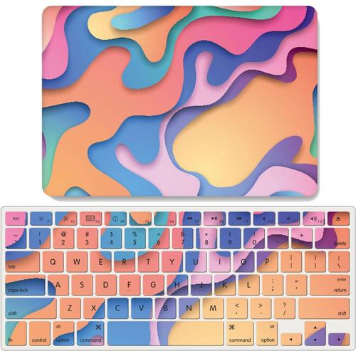 Graffiti Artistique Cas pour MacBook Pro 13 (2009-2012, Models: A1278) Coque Rigide avec étui Clavier - A