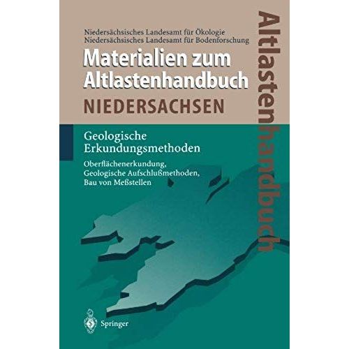Altlastenhandbuch Des Landes Niedersachsen. Materialienband