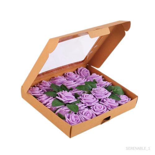 Boîte artificielles, cadeau de saint-valentin pour anniversaire, violet