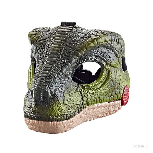 Masque De Dinosaure De Décoration, Masque De Chien Pour Accessoires Photo, Vert