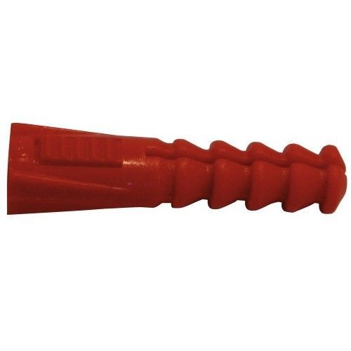 Cheville polyéthylène sans colllerette rouge - diam 8 mm - 2500 pièces RAM