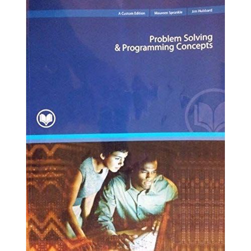 Problem Solving & Programming Concepts Rio Salado Edition