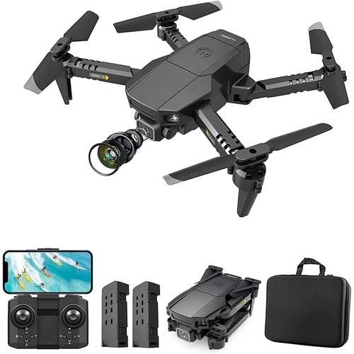 Mini Drone Avec Caméra 4k,Avion Radiocommandés,Positionnement Du Flux Optique,Wifi Quadcopter Pliable,Drone Fpv,Photo Gestuelle,Convient Aux Adultes Et Enfants-Générique