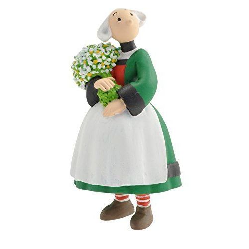Plastoy - 61024.0 - Figurine Bécassine Et Le Bouquet De Fleurs