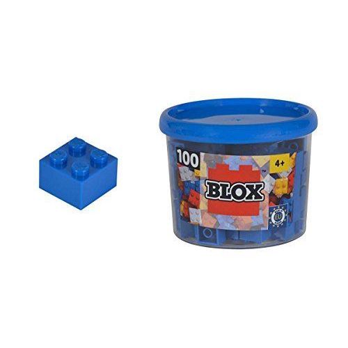 Simba - 104114112 - Ensemble De Blocs De Construction - Blox 4 - 100 Pièces - Bleu