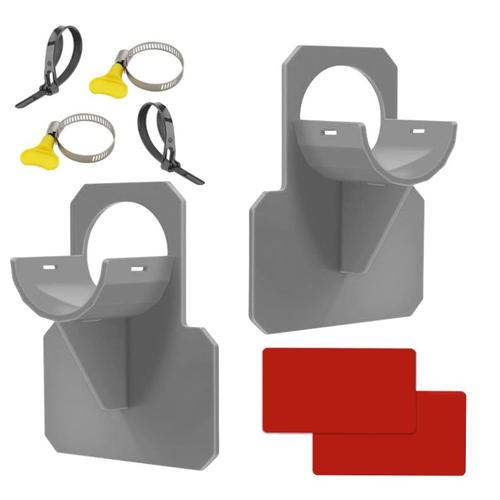 Lot de 2 Supports de Tuyau pour Piscine - Accessoires de Tuyau de Piscine avec Anti-Perforation, Anti-déchirure, Anti-Traction (30-37 mm)
