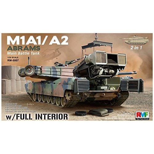 Rye Field Model Rm Kit De 5007modélisme M1a1/A2abrams Avec Full Interior 2en 1``-Rye Field Model