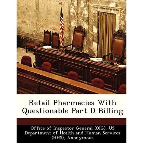 Office Of Inspector General (Oig): Retail Pharmacies With Qu