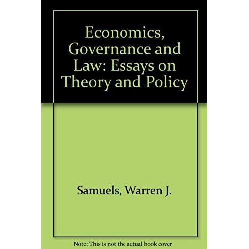 Economics, Governance And Law