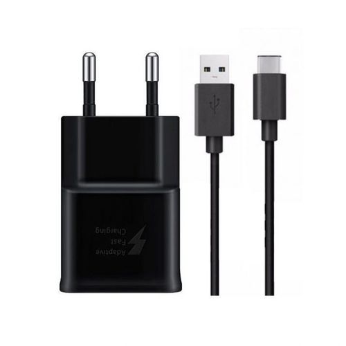 Chargeur Samsung Galaxy Note 8 Fonction Charge Rapide Afc 2a Noir Et Cable Samsung De 120cm Prise Usb Type C
