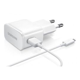 Samsung Galaxy A6 2018 Chargeur 2A+câble 1.2m blanc Micro USB
