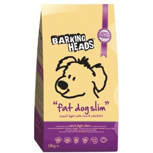 Barking Heads - Fat Dog Slim - Croquettes Light Pour Chien - Riz/Poulet - Adulte - 12 Kg