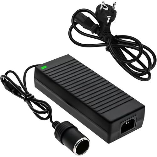 10A 120W AC à DC Adaptateur Converter 220V 12V Transformateur Convertisseurs Électriques Prise d'Allume Cigare de Voiture 100-240V Chargeur Secteur pour Gonfleur Pneu Aspirateur Réfrigérateur