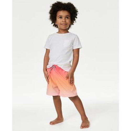 Short De Bain À Motif Dégradé (Du 2 Au 8 Ans) - Orange