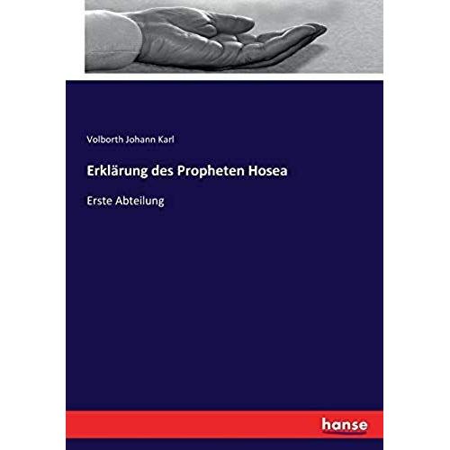 Erklärung Des Propheten Hosea