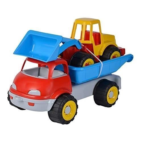 Camion Benne Avec Pelle - Simba - Jouet De Sable Pour Enfant De 10 Mois Et Plus - 29 Cm X 36 Cm - Jaune