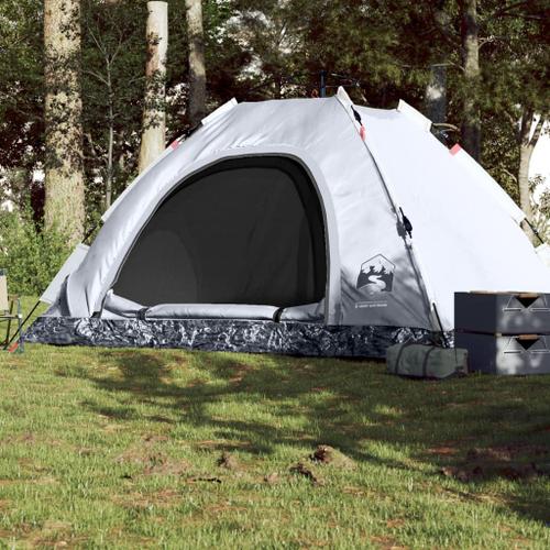 Vidaxl Tente De Camping 5 Personnes Tissu Occultant Libération Rapide