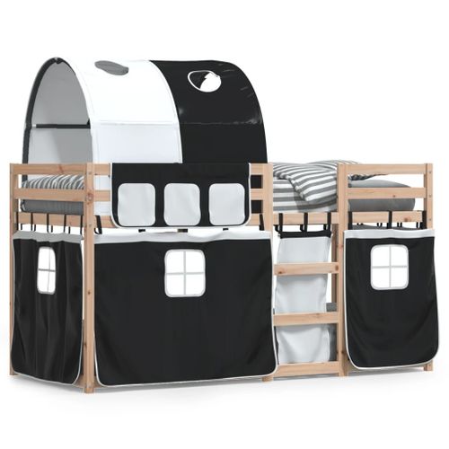 Vidaxl Lit Superposé Sans Matelas 75x190 Cm Bois De Pin Massif