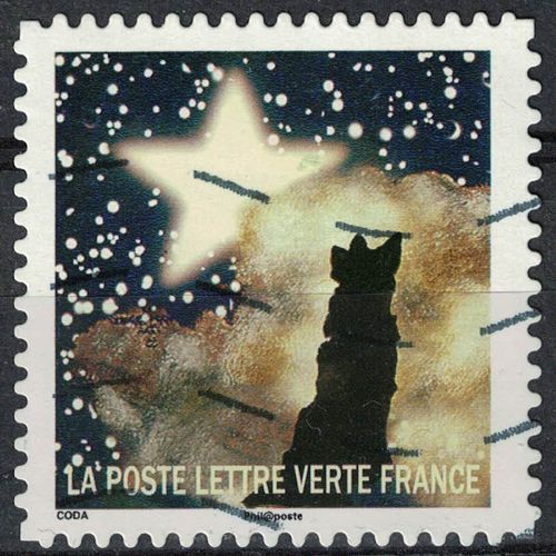 France 2016 Oblitéré Used Correspondances Planétaires Quatrième Timbre