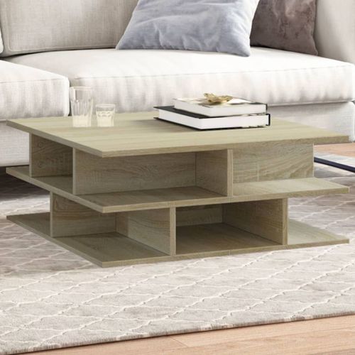 Vidaxl Table Basse Chêne Sonoma 70x70x29 Cm Bois D'ingénierie
