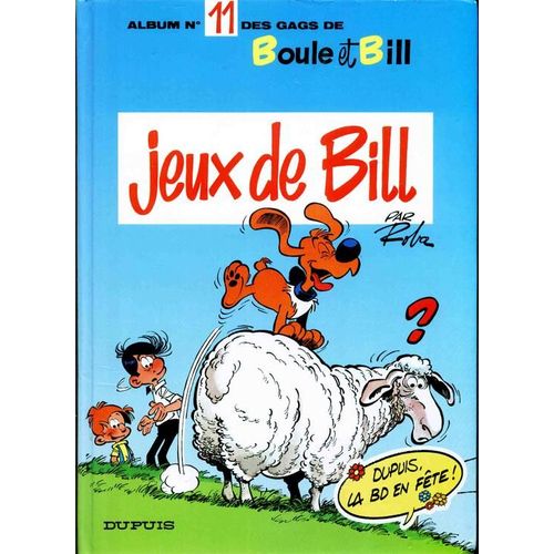 Boule Et Bill N° 11 - Jeux De Bill