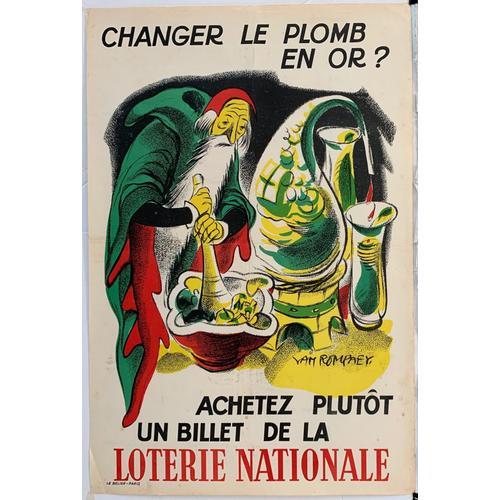 Affiche Loterie Nationale