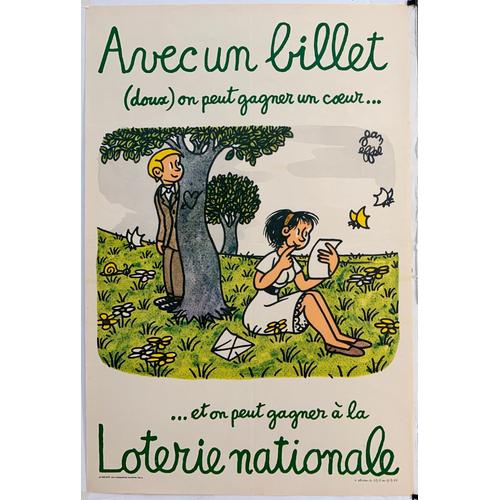 Affiche Loterie Nationale