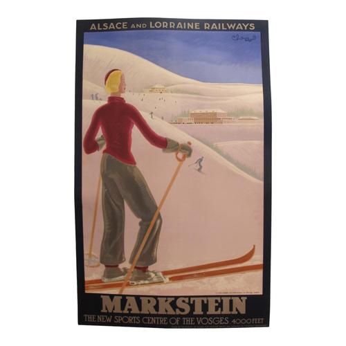 Affiche Alsace Et Lorraine Markstein