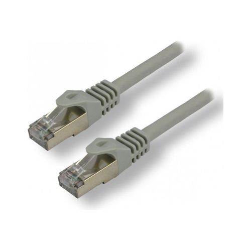 MCL - Cordon de raccordement - RJ-45 (M) pour RJ-45 (M) - 30 m - 6.2 mm - SFTP - CAT 7 - sans crochet, moulé, sans halogène - gris