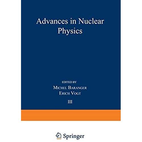 Advances In Nuclear Physics