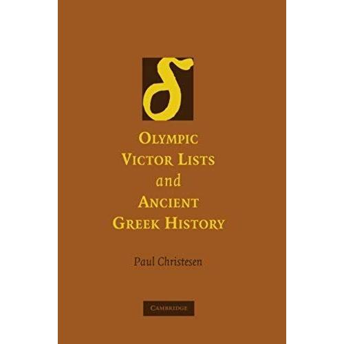 Olympic Victor Lists And Ancient Greek History