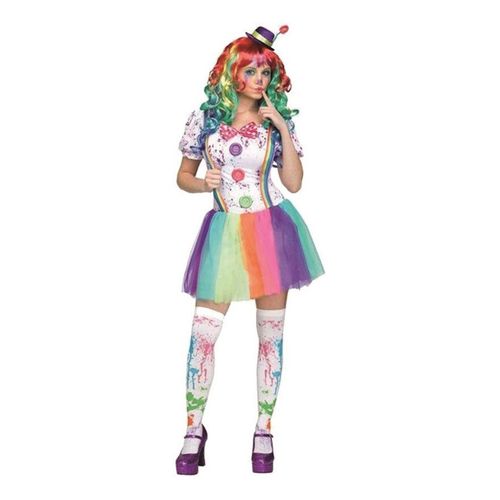 D?Guisement Payasa Rainbow Pour Femme