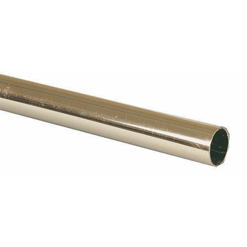 Tube de penderie rond - barre de 3 m - laitonné - 18 mm DUVAL