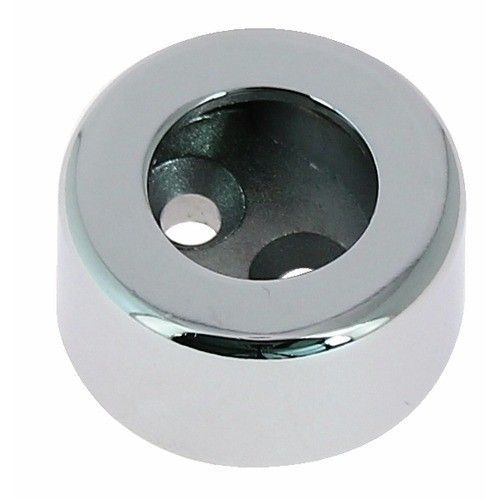Enjoliveurs d'extrémités pour tubes de penderie ronds-chromé-25mm DUVAL