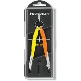 Staedtler Compas Comfort 556 Géométrique De Précision Grand Balustre Néon Jaune/Orange