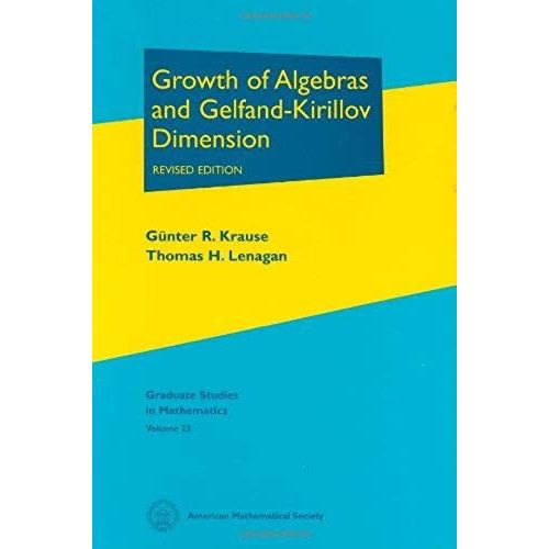 Growth Of Algebras And Gelfand-Kirillov Dimension